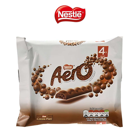 Aero Bar - Chocolate 4 pack - Worldwide Foods