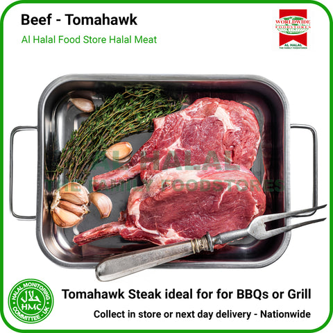 Beef tomahawk– HMC Worldwide Foods Halal Meat