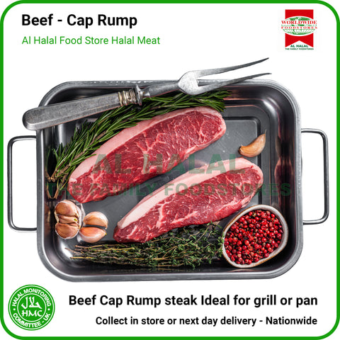Beef Cap Rump Steak - HMC Worldwide Foods Halal Meat