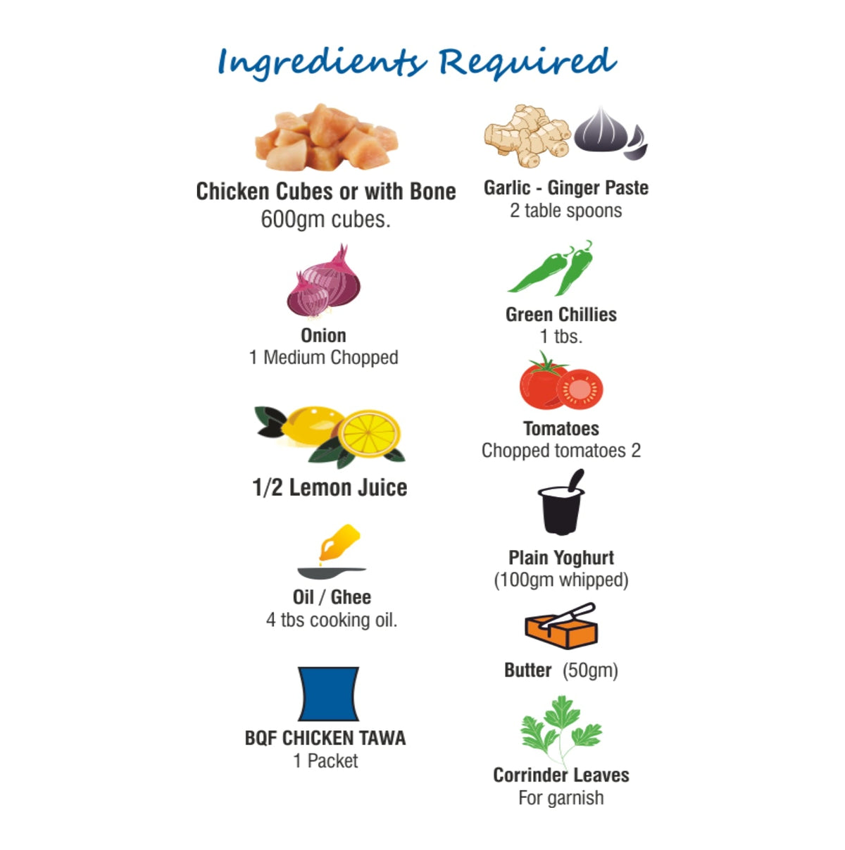 BQF Chicken Tawa Masala – Worldwide Foods