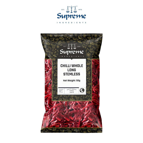 Chilli-Whole-Long-Stemless 50g