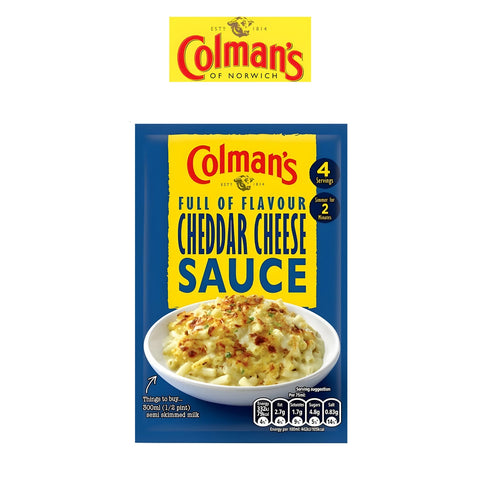 Cheddar Cheese Sauce - Worldwide Foods - Colman's - Worldwide Foods