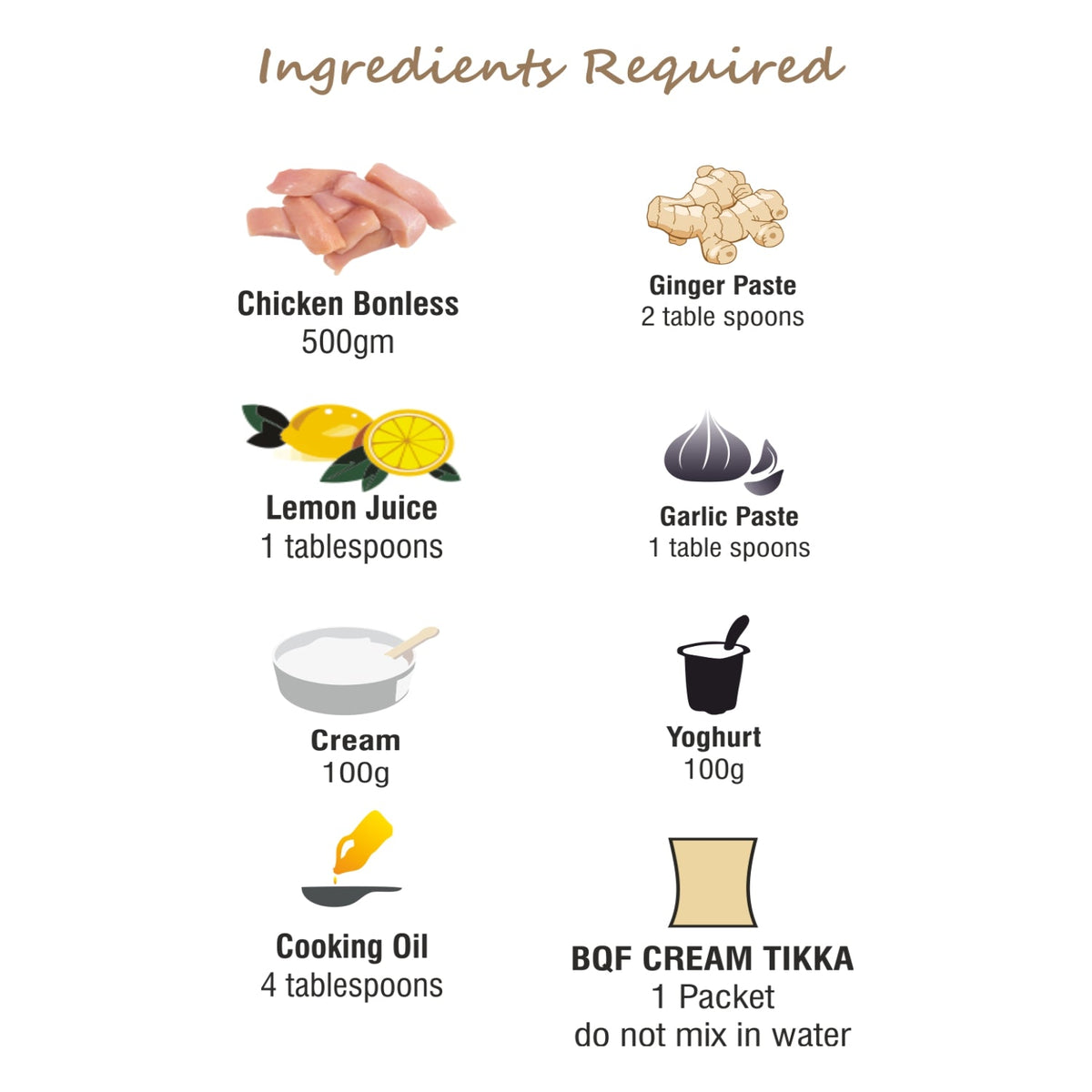 BQF Cream Tikka Masala – Worldwide Foods
