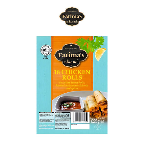 Worldwide Foods Fatima's Indian Deli Halal Chicken Rolls - 18s