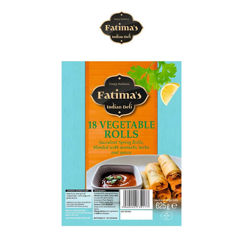 Worldwide Foods Fatima's Indian Deli Vegetable Rolls 18s