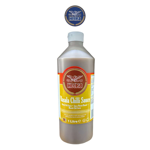 Heera Masala Chilli Sauce - Worldwide Foods - Heera 1L Bottle