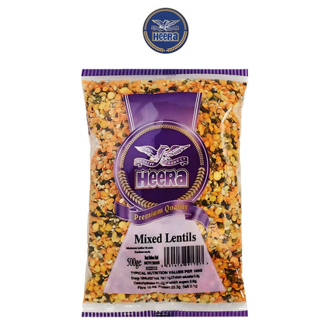 Mixed Lentils - Worldwide Foods - Heera