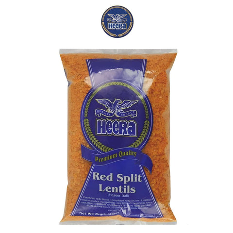 Red Split Lentils - Worldwide Foods - Heera - Heera - Worldwide Foods