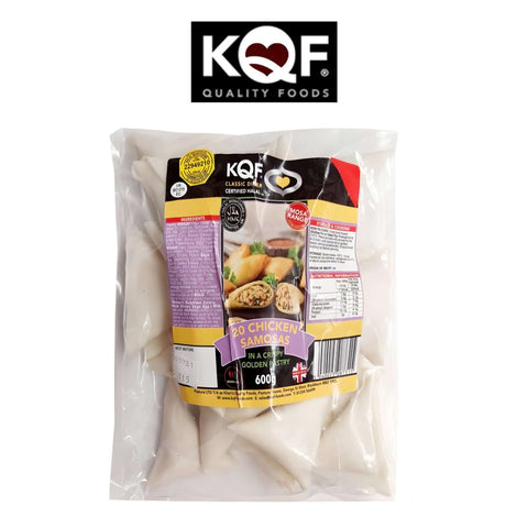 Worldwide Foods KQF Frozen Chicken Samosas 18pc - Halal