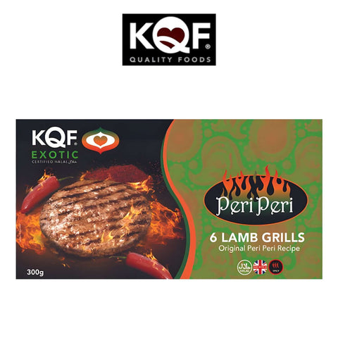 Worldwide Foods KQF Peri Lamb 6 Burger - Halal
