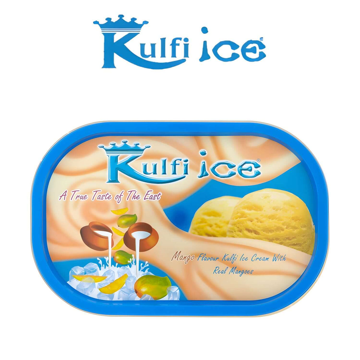 Worldwide Foods Kulfi Ice Cream: Mango Flavour with Real Mangoes - Kulfi - Worldwide Foods