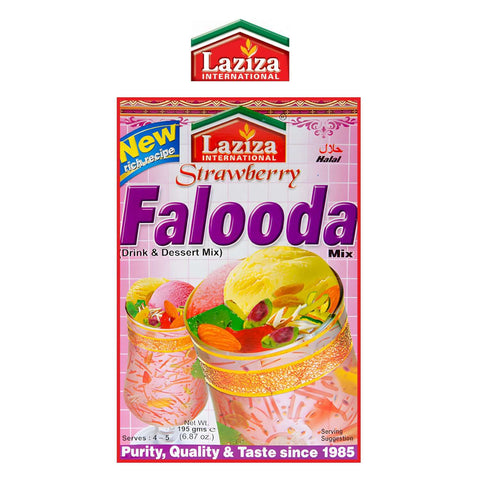Laziza Falooda Mix Strawberry - Recipe Mix