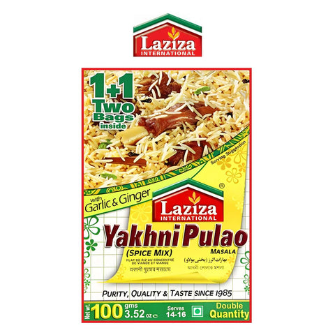Worldwide Foods Laziza Yakhni Pulao Spice Mix Masala 100g
