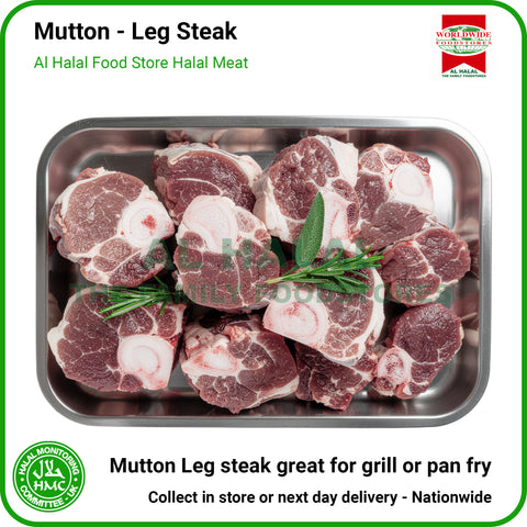Mutton Leg Steak - HMC Worldwide Foods Halal Meat
