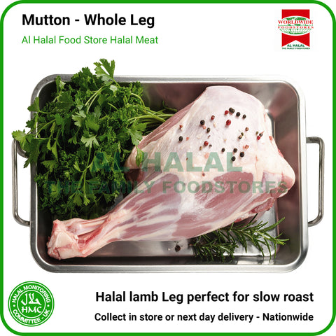 Mutton Leg Selection - HMC Worldwide Foods Halal Meat