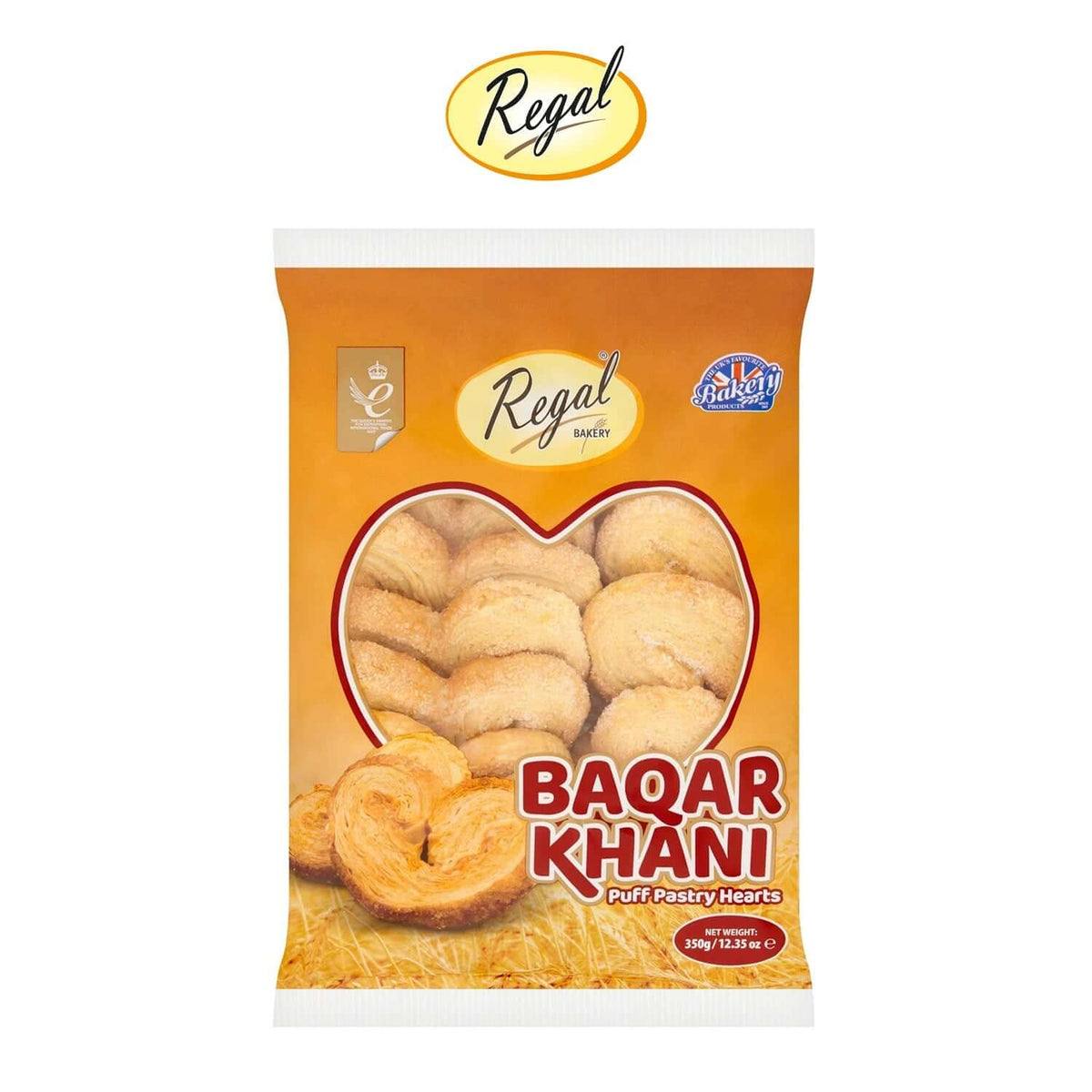 Puff Pastry Hearts With Regal Bakery-Baqar Khani