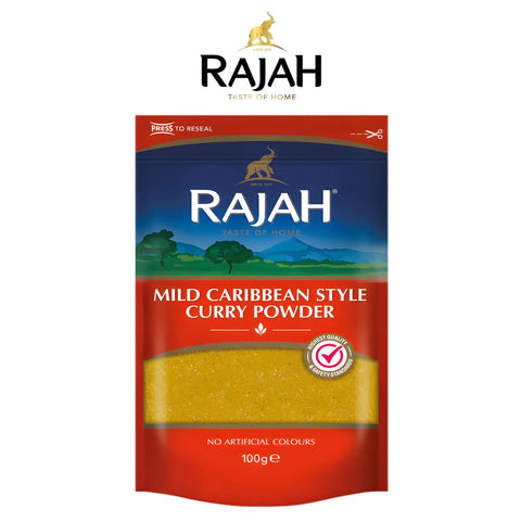 Mild Caribbean Curry Powder (100g) - Worldwide Foods - Rajah