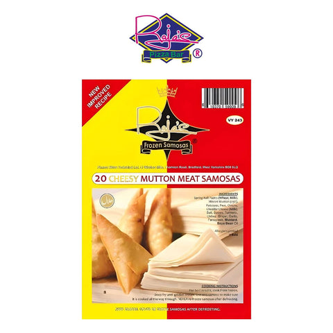 Worldwide Foods Rajas 20 Cheesy Halal Mutton Meat Samosas