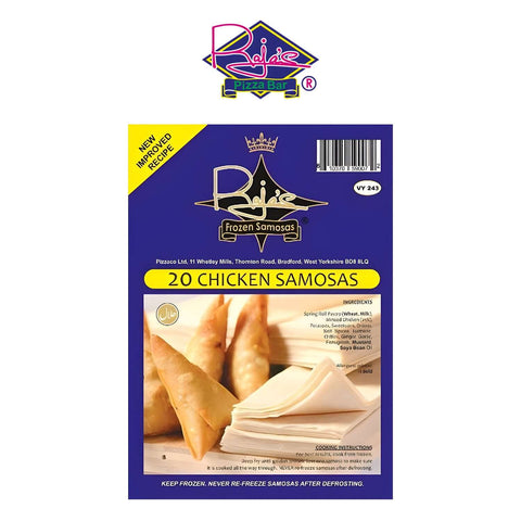 Worldwide Foods Rajas 20 Halal Chicken Samosas