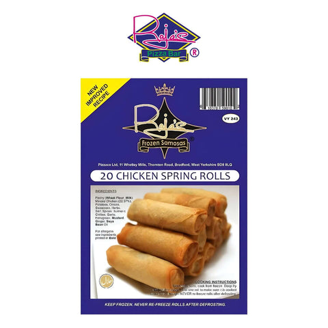 Worldwide Foods Rajas 20 Halal Chicken Spring Rolls