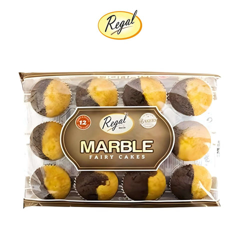 Regal Bakery Marble Fairy Cakes - Soft Sponge Cake - Worldwide Foods