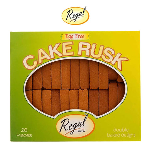 Cake Rusk Egg Free 28 pcs - Regal bakery