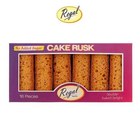 Cake Rusk No Added Sugar 18pcs - Regal bakery