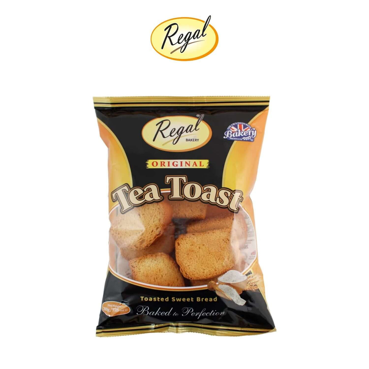 Tea Toast Quick Easy Breakfast Milk Rusk Pack - Regal Bakery