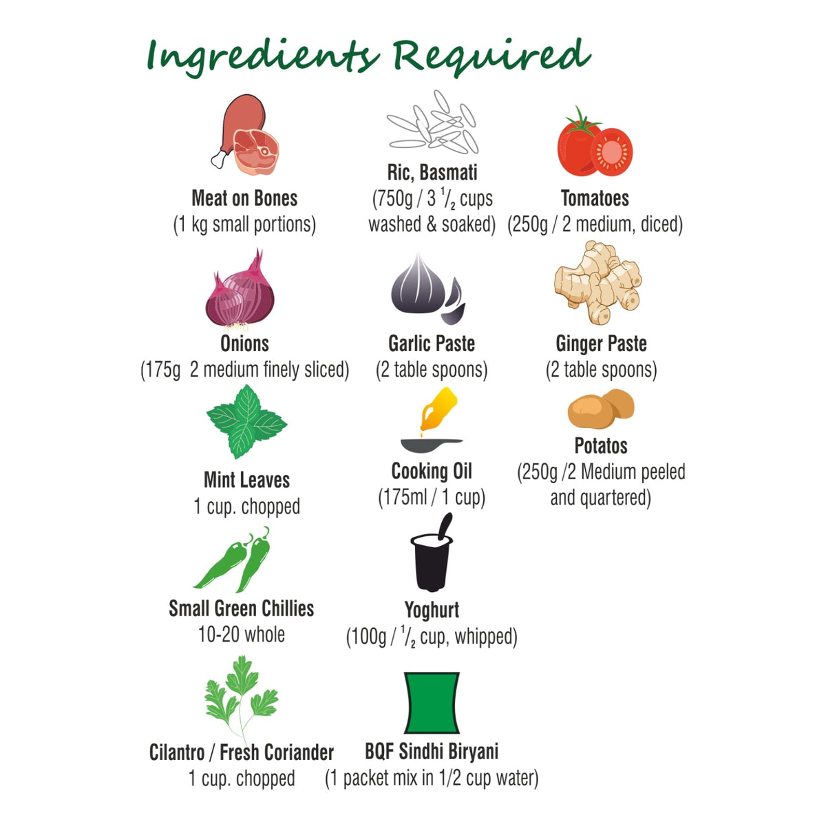 BQF Sindhi Biryani Mix – Worldwide Foods