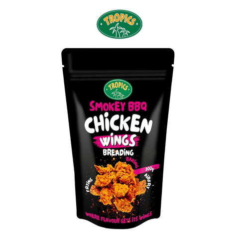 Worldwide Foods - Tropics Smokey BBQ Chicken Wings Breading 300g