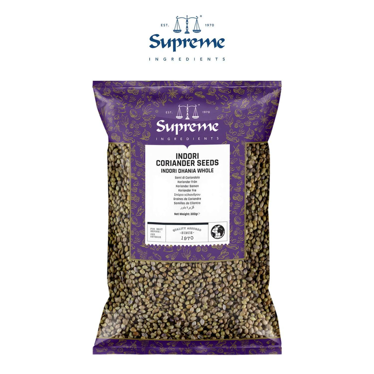 Supreme Indori Coriander Seeds, 300g