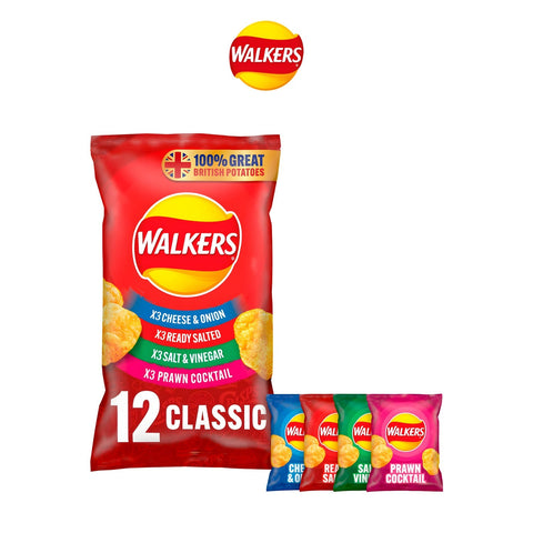 Walkers Classic Variety Multipack Crisps