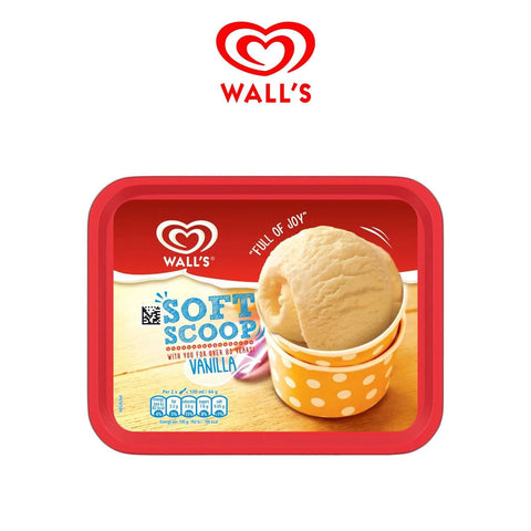 Worldwide Foods Wall's Soft Scoop Vanilla Ice Cream