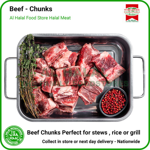 Beef Chunks Selection – HMC Worldwide Foods Halal Meat