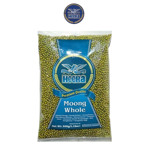 Moong Whole 500g - Heera