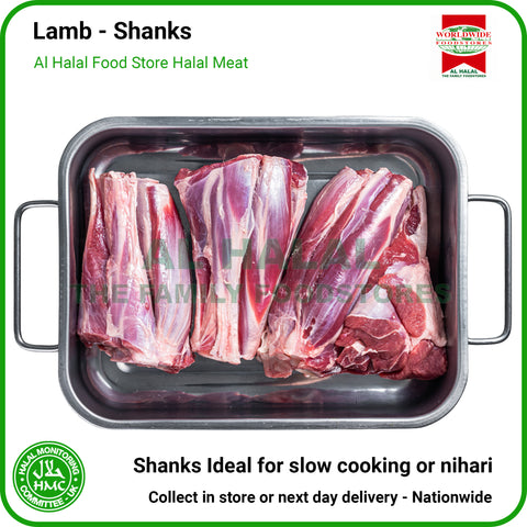 Lamb Shanks Selection – HMC Worldwide Foods Halal Meat