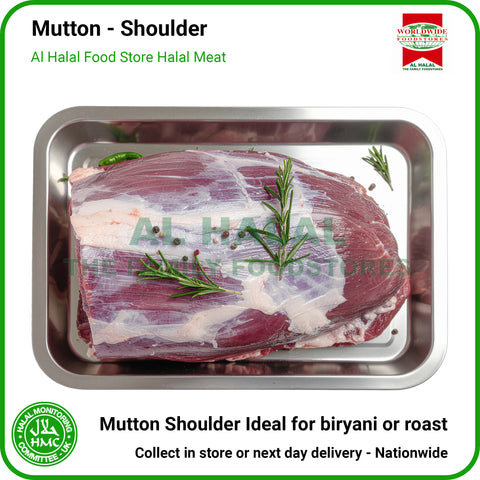 Mutton Whole Shoulder - HMC Worldwide Foods Halal Meat