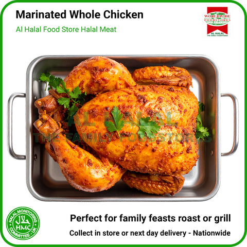 Marinade Whole Chicken - HMC Worldwide Foods Halal Poultry